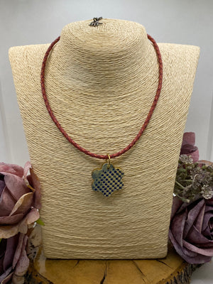 Exclusivo Collar Cerámica Puntos