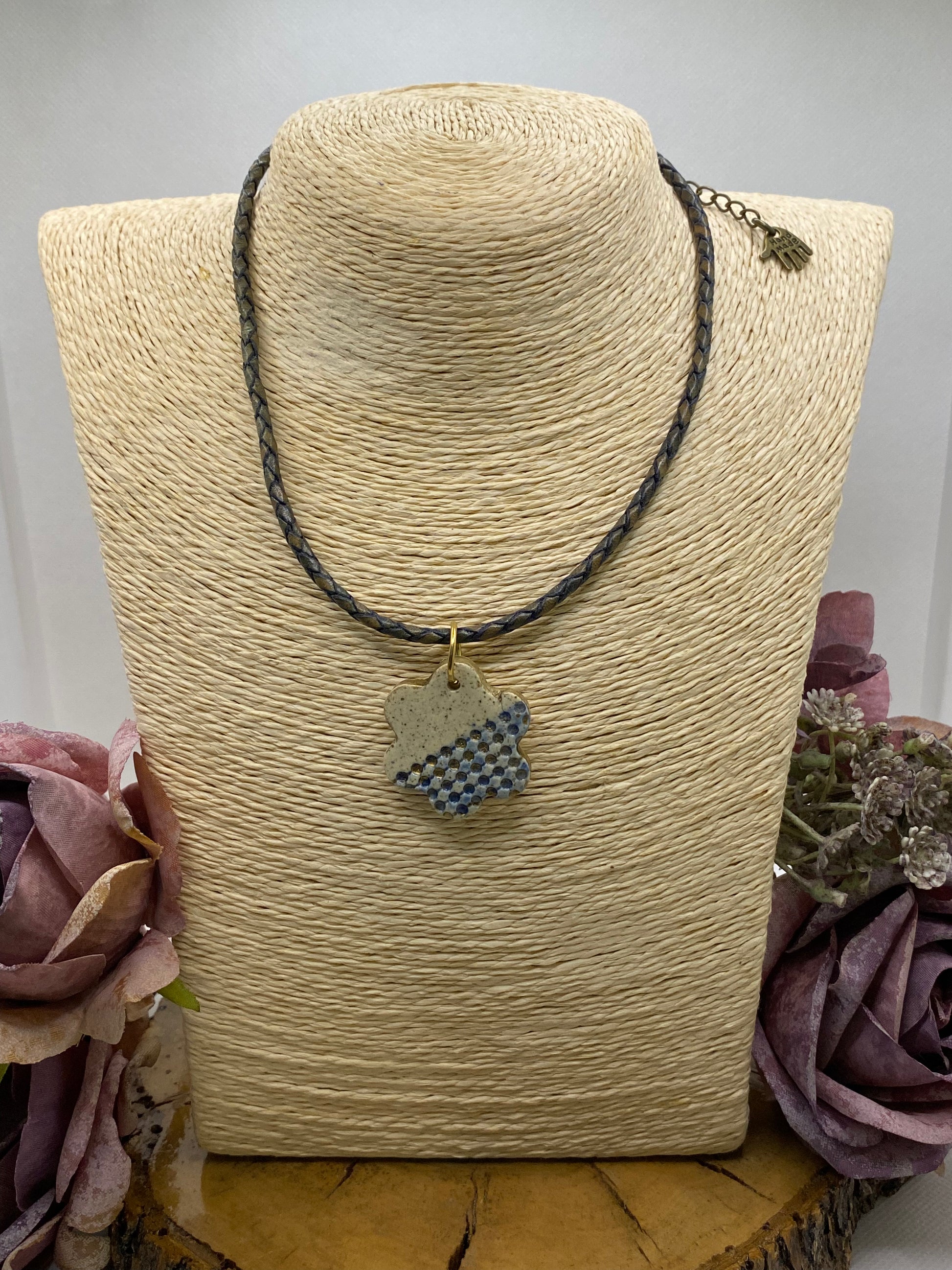 Exclusivo Collar Cerámica Puntos