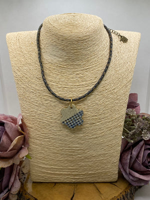 Exclusivo Collar Cerámica Puntos