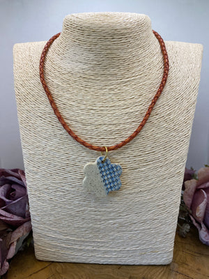 Exclusivo Collar Cerámica Puntos