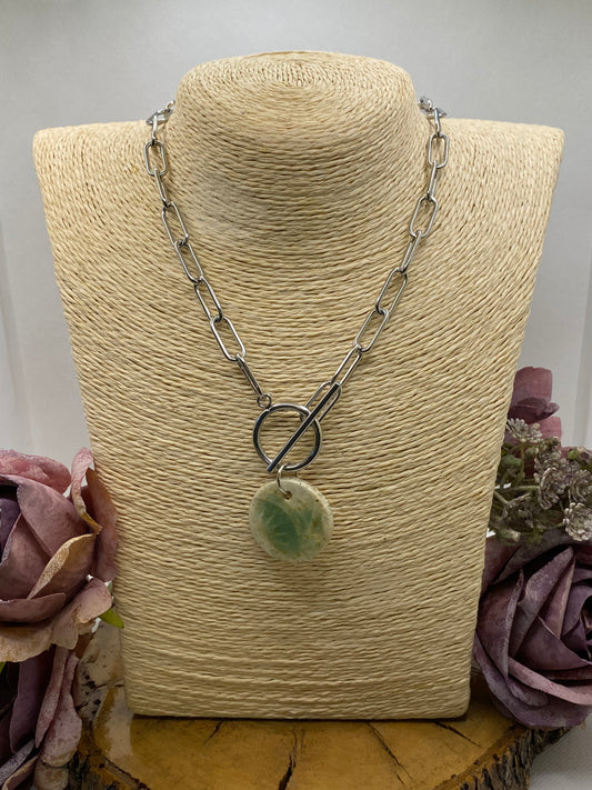 Exclusivo Collar Cerámica Esmeralda