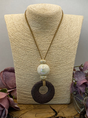 Collar Ante. Modelo Donut lava