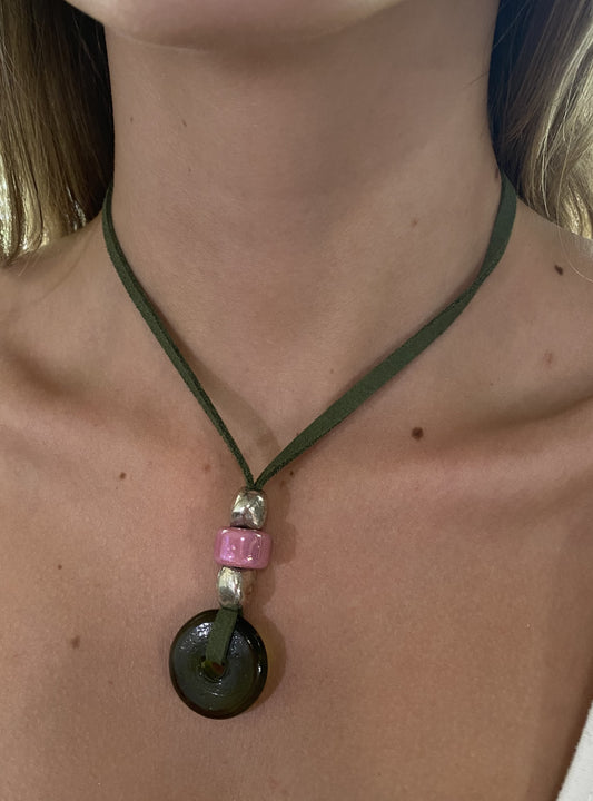 Collar Ante. Modelo Donut con pepitas