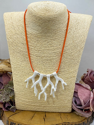 Collar Ante. Modelo Corales