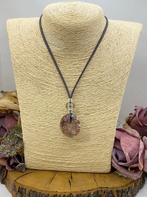 Collar Ante. Modelo Donut murano