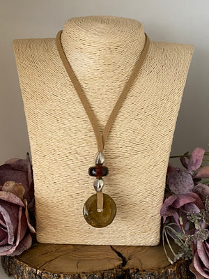 Collar Ante. Modelo Donut con pepitas