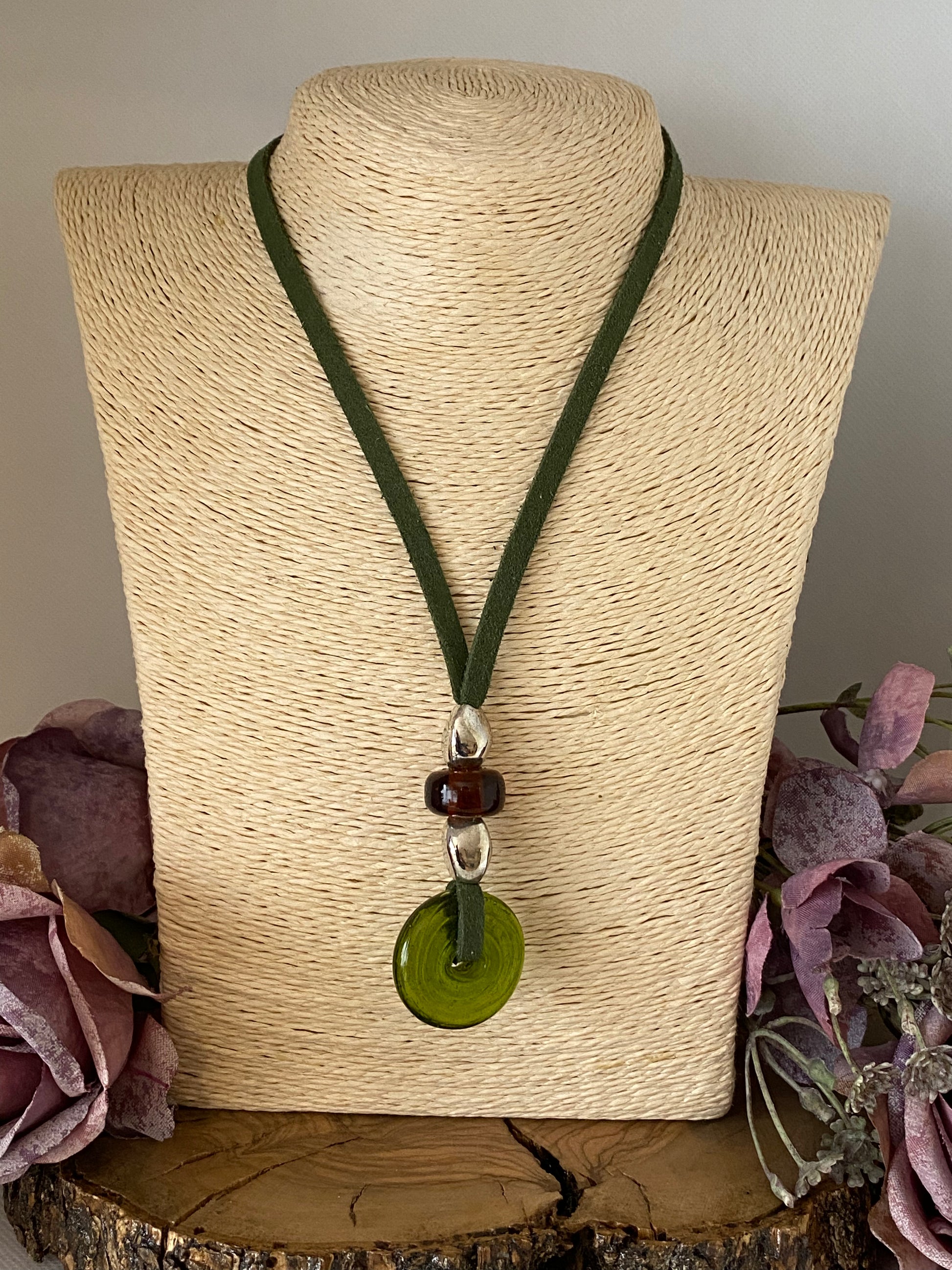 Collar Ante. Modelo Donut con pepitas