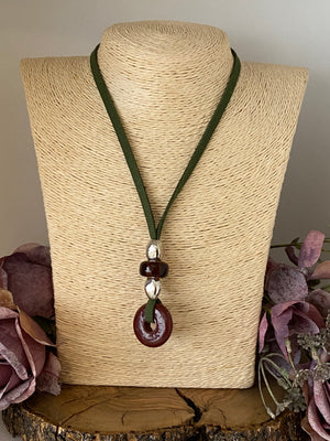 Collar Ante. Modelo Donut con pepitas