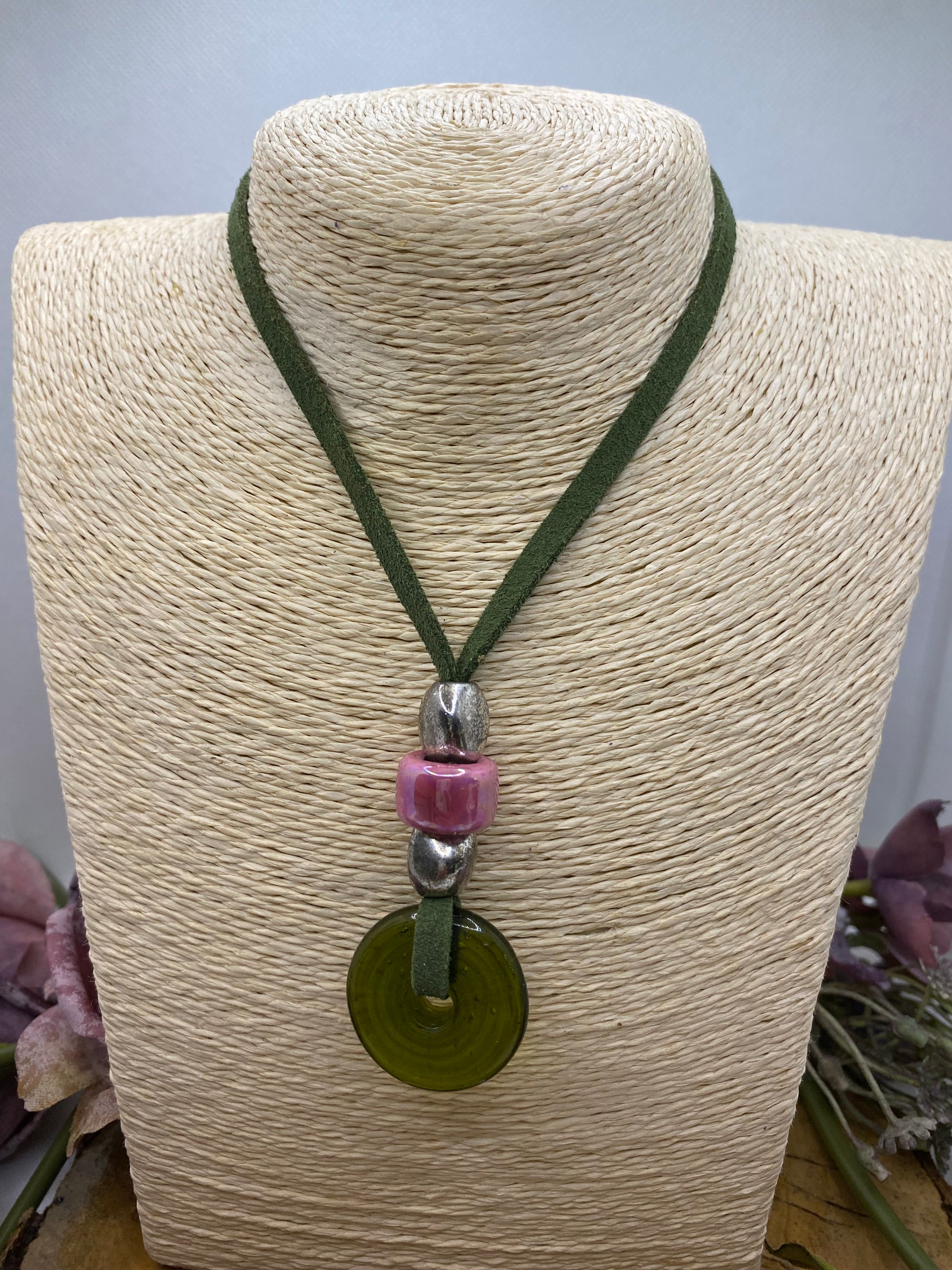 Collar Ante. Modelo Donut con pepitas