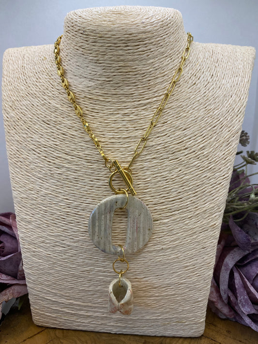 Exclusivo Collar Cerámica Abrazo