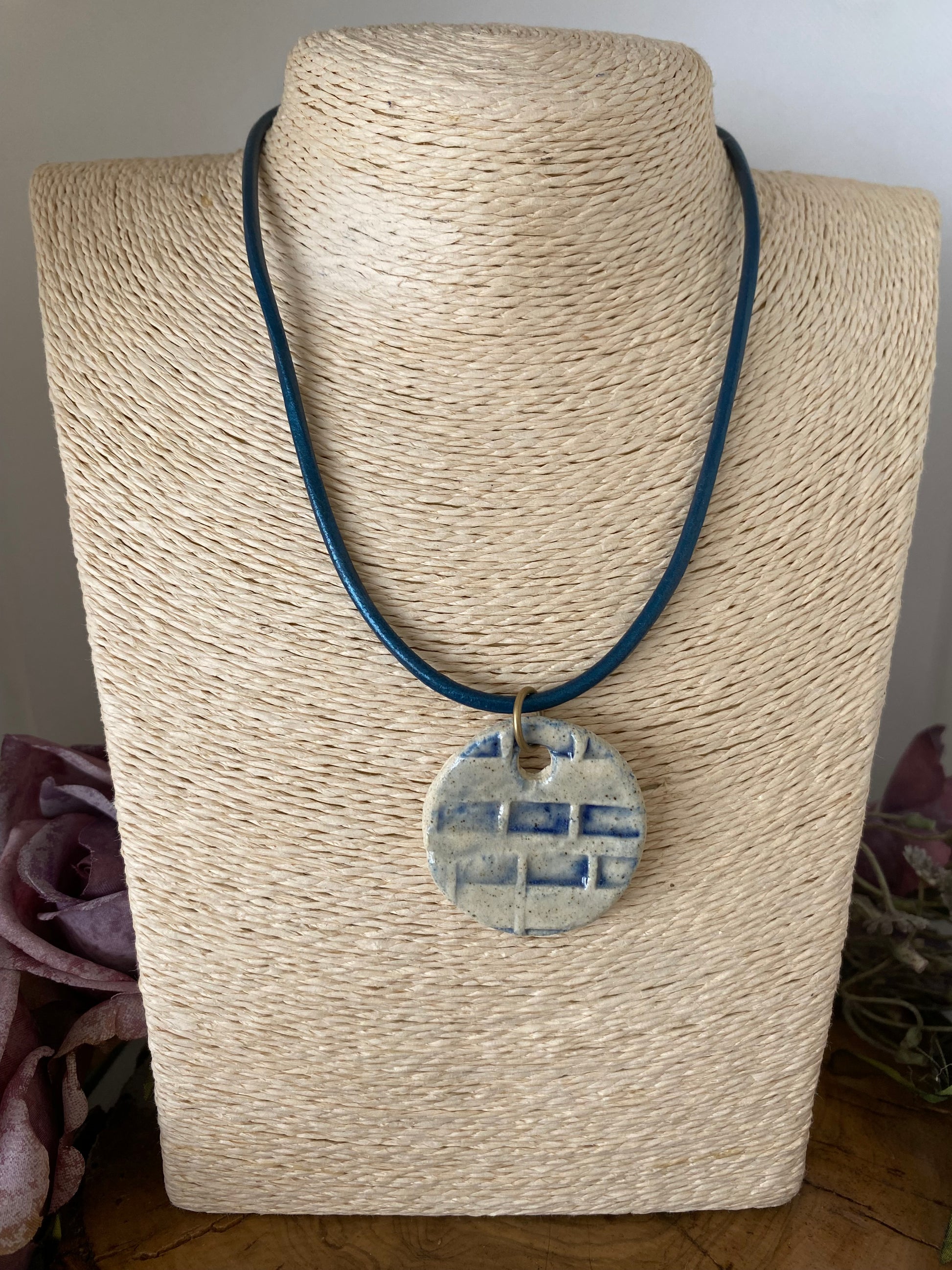 Exclusivo Collar Cerámica Ladrillado