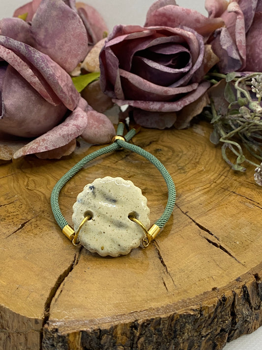 Exclusiva Pulsera Cerámica Chapa