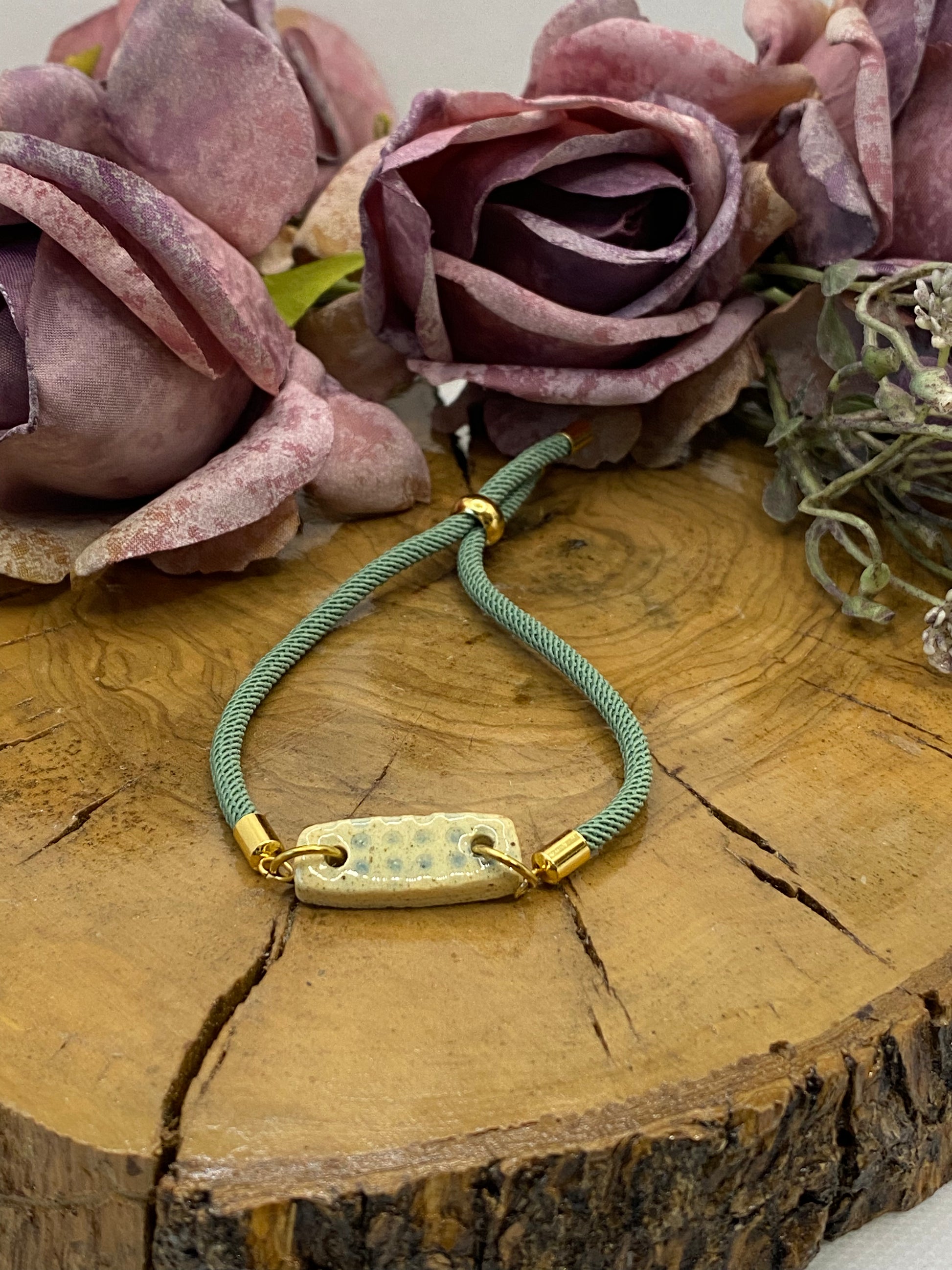 Exclusiva Pulsera Cerámica Barra