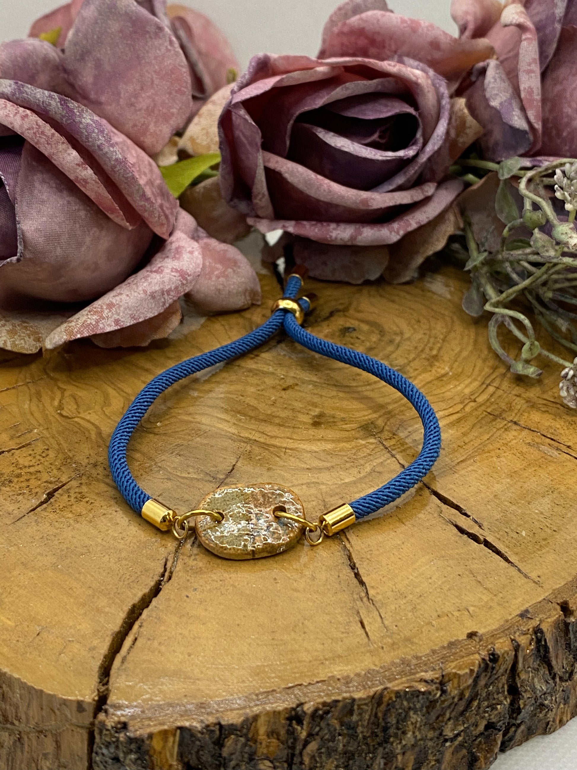 Exclusiva Pulsera Cerámica Botón