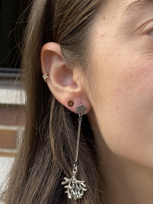 Pendientes Barras. Modelo Carmina Rama