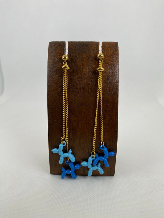 Pendientes Esmaltes. Modelo Perrito Sube y baja