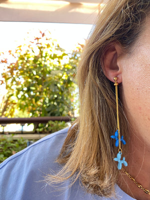 Pendientes Esmaltes. Modelo Perrito Sube y baja