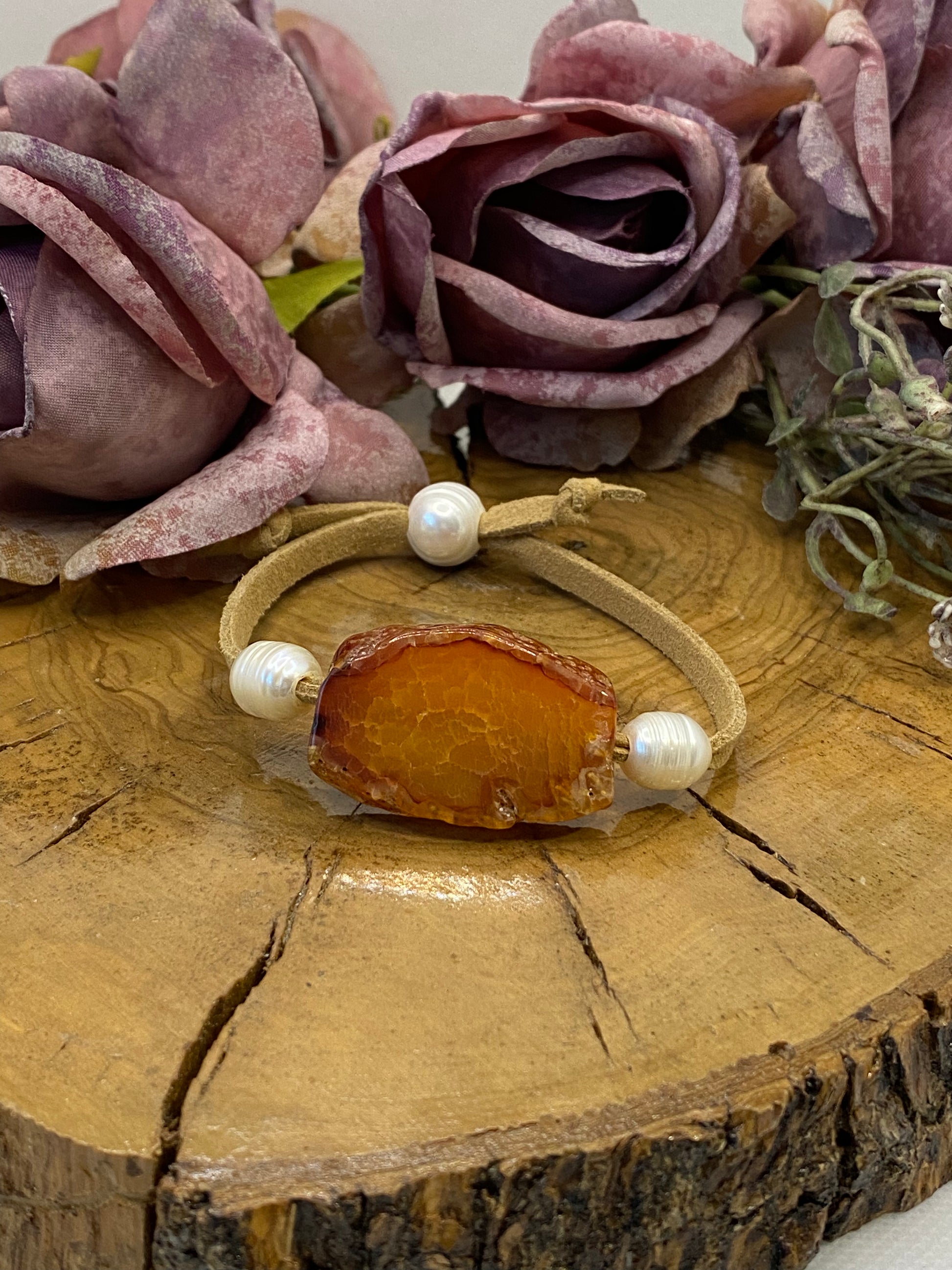 Pulsera Ante. Modelo Cueva