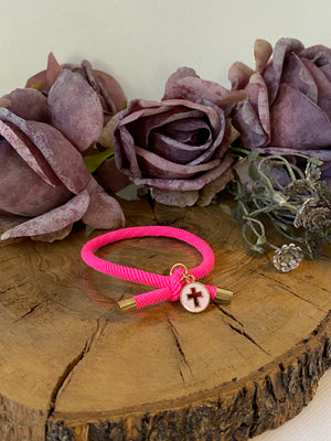 Pulsera Algodón. Modelo Flúor