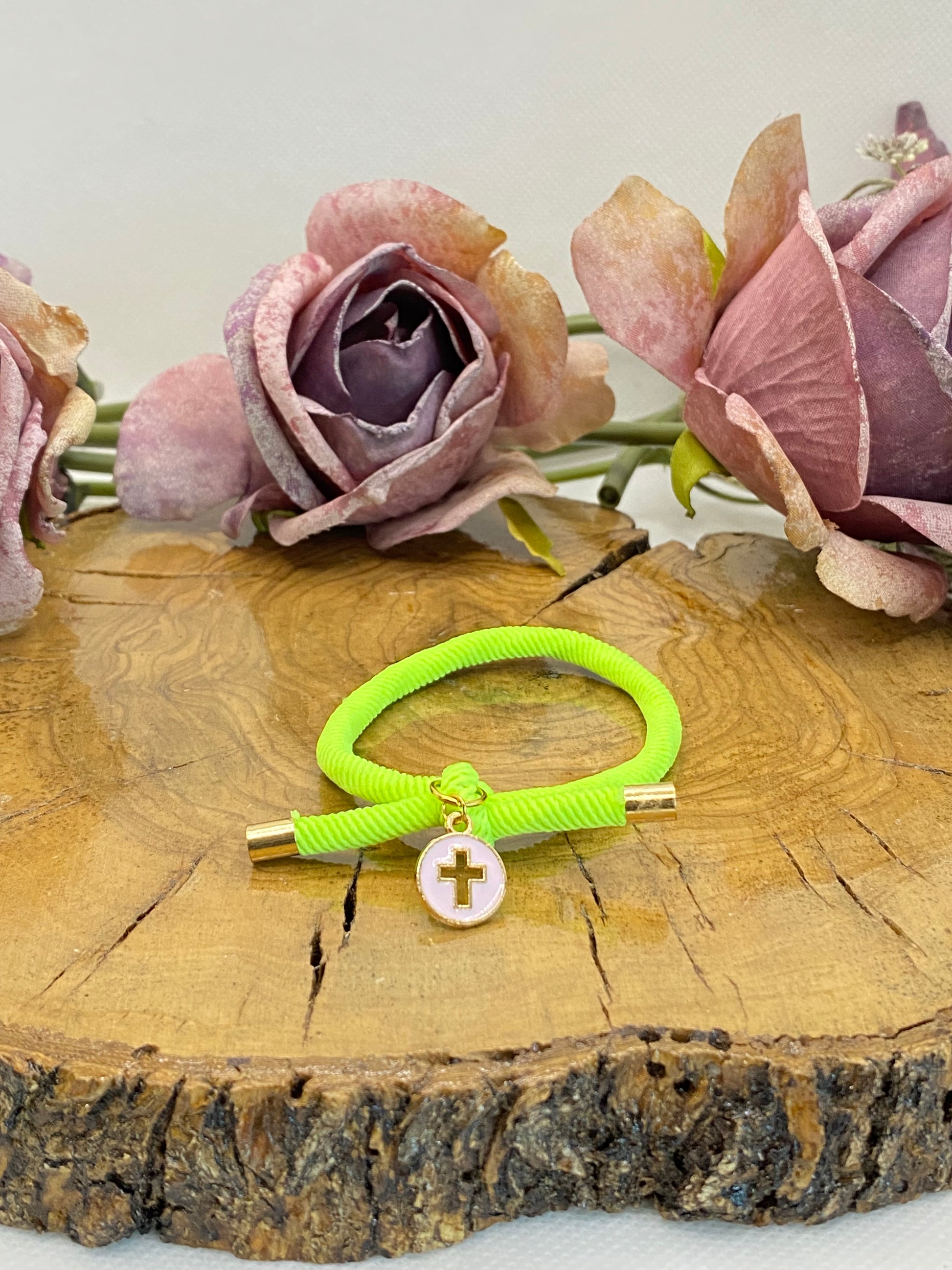 Pulsera Algodón. Modelo Flúor