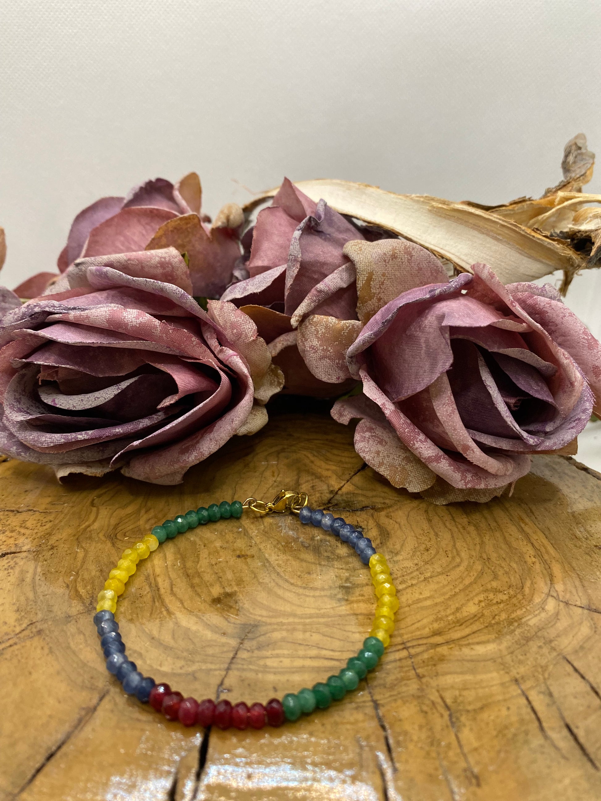 Pulsera Bolitas. Modelo Multicolor