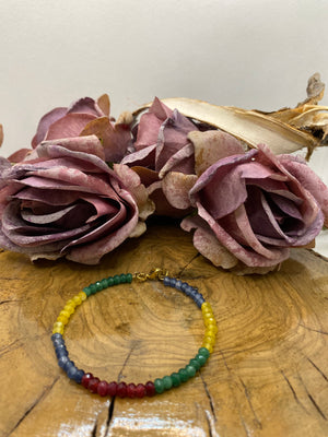 Pulsera Bolitas. Modelo Multicolor