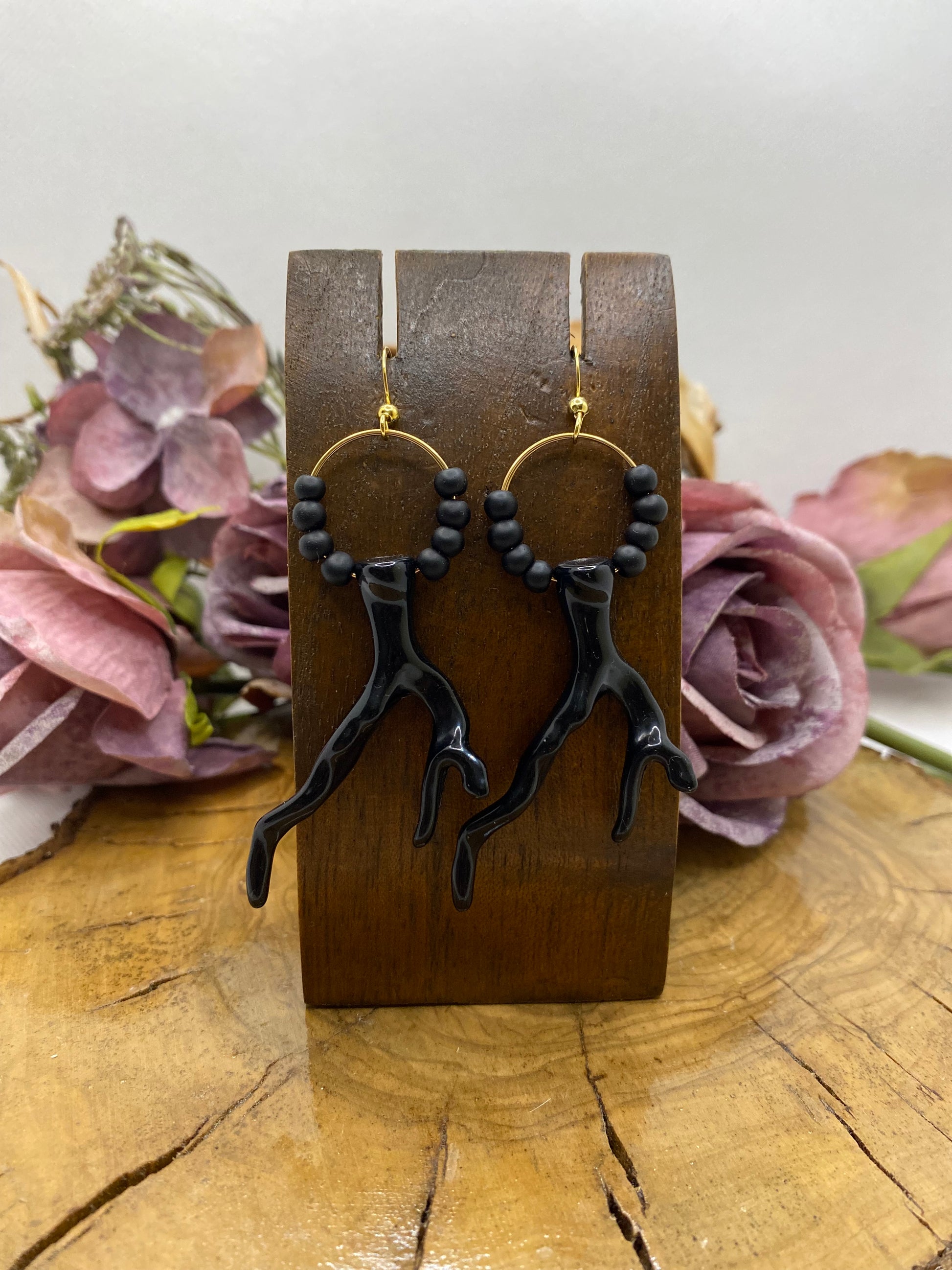 Pendientes Bolitas. Modelo Coral mini