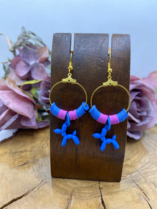 Pendientes Esmaltes. Modelo Perrito Aro