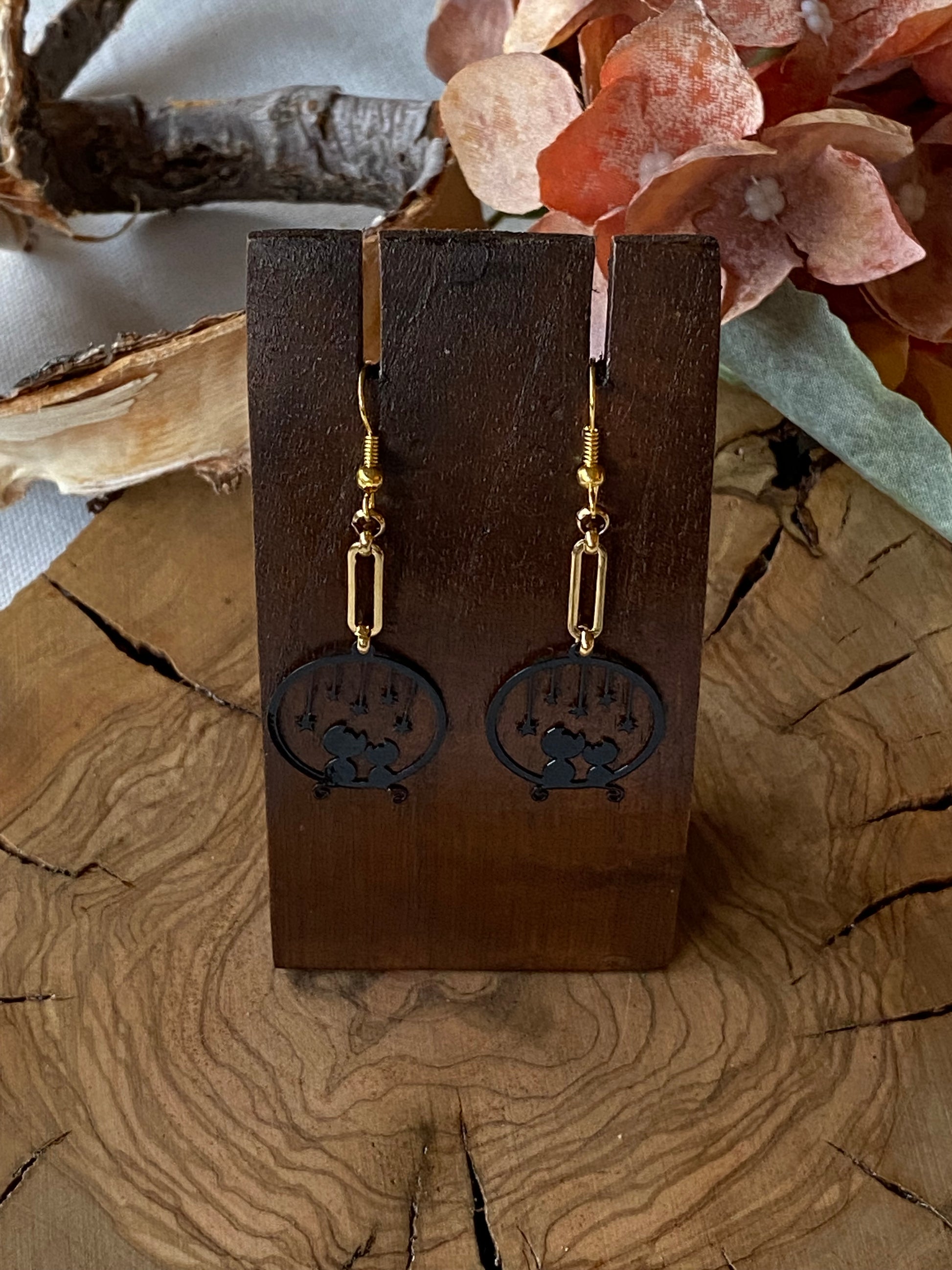Pendientes Esmaltes. Modelo Gatitos