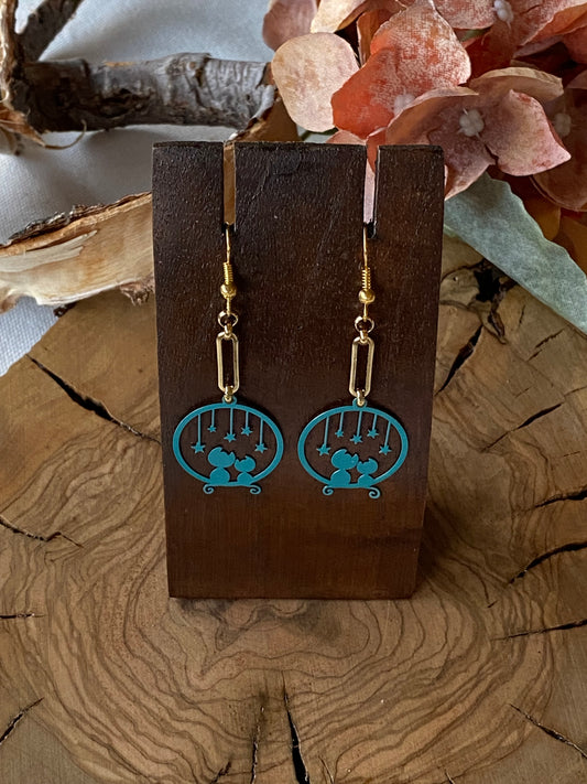Pendientes Esmaltes. Modelo Gatitos