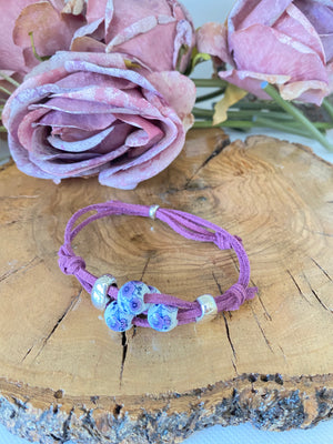 Pulsera Ante. Modelo Pepa B