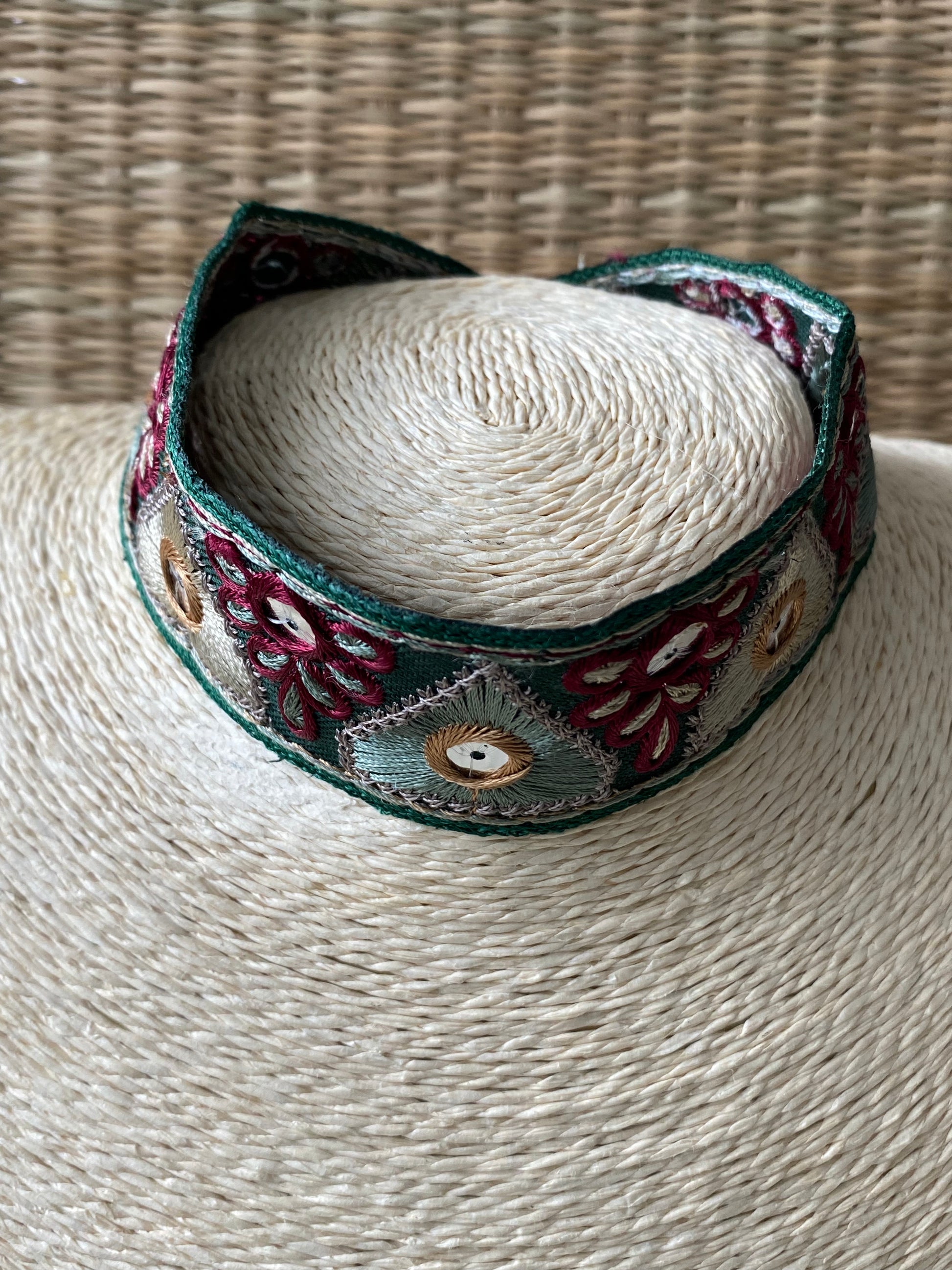 Choker tela. Modelo Reflejos