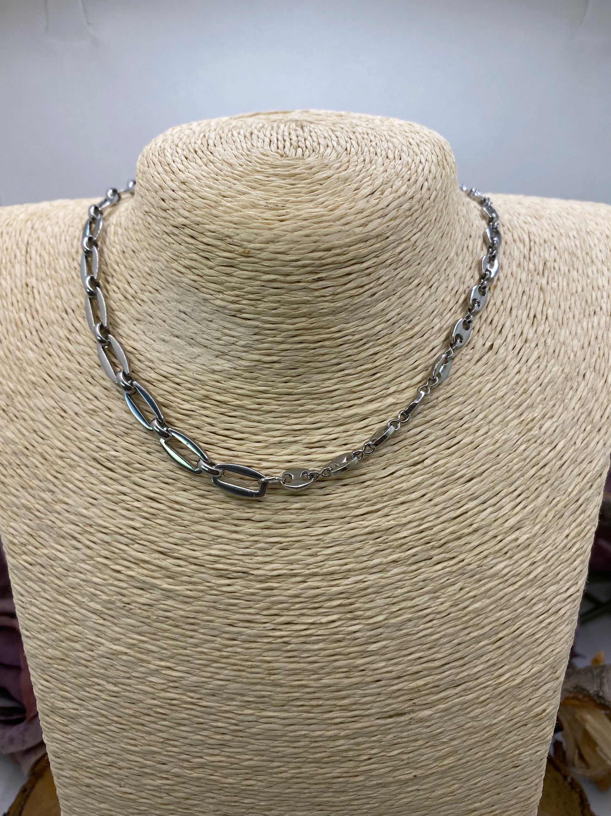 Collar Cadenas. Modelo Estrella