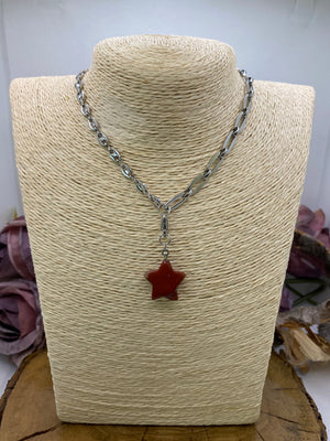Collar Cadenas. Modelo Estrella