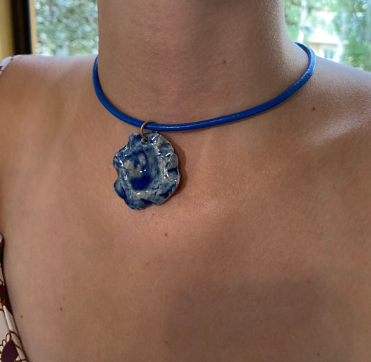 Exclusivo Collar Cerámica Cielo