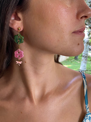 Hazlo tú. Pendientes botón: Paso 4. Elige el color de la libélula.