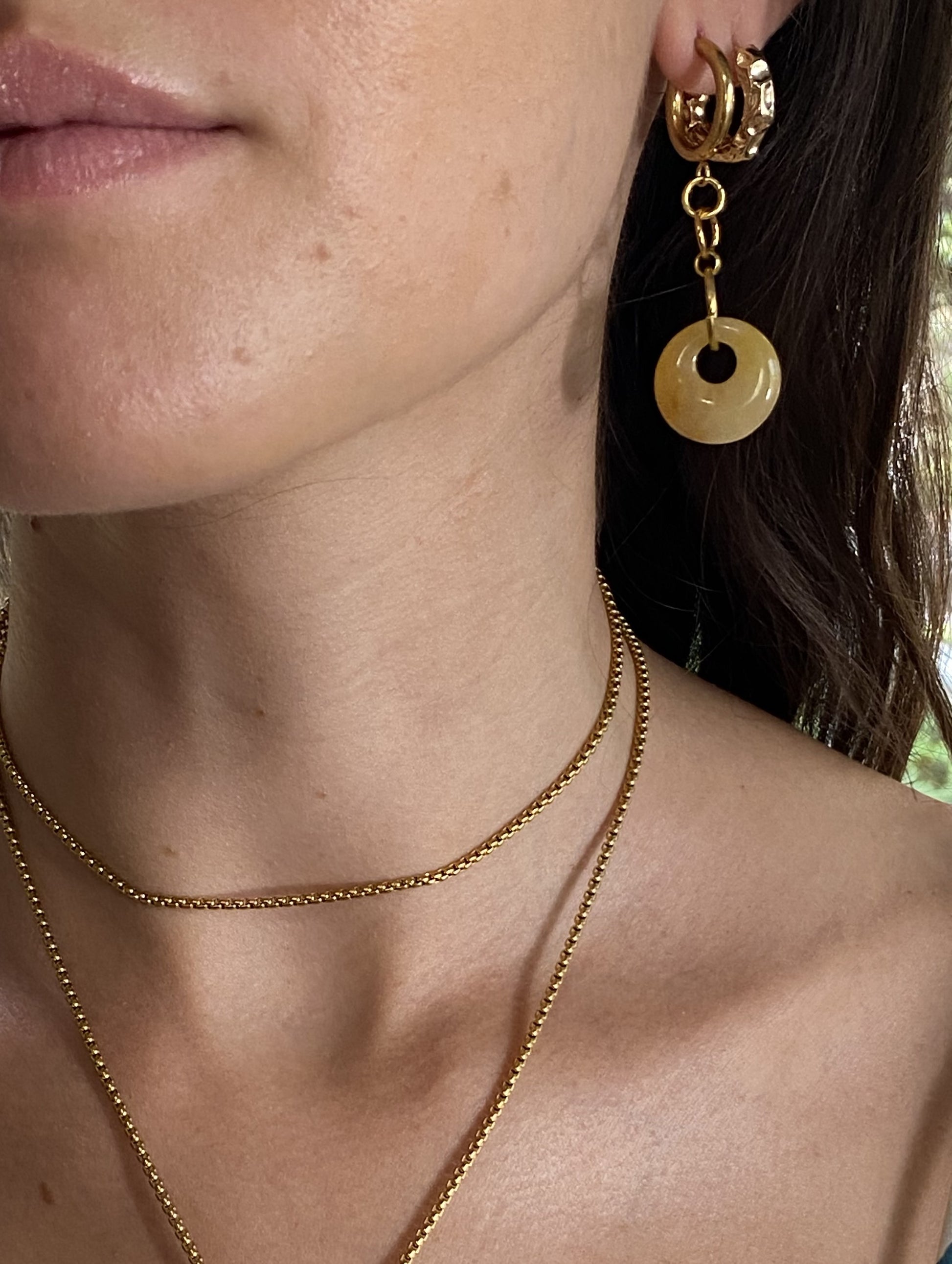 Pendientes Piedras. Modelo Marina